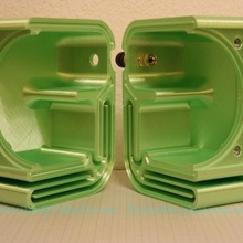 100mm speaker housing box case gadget car radio audio soundboard simple sound bluetooth stereo 3d print model - Mito3D