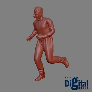 108 Hazmat diorama 1 24 25 32 35 43 48 64 72 homem imprimível personagem perigo trabalhador miniatura miniaturas posando perigoso zona 3d print model - Mito3D