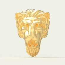 10 15 20 mm leão cabeça joalheria lion pendant ring escultura arte earrings 3d print model - Mito3D