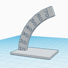 10 70 balanço de teste ferramenta tuning a impressora o suporte 3d print model - Mito3D