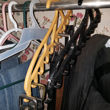 10 belt hanger hanging fashion waist belts closet rod clothing 3d print model - Mito3D