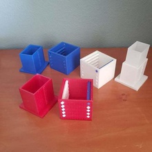 10 bit kutu 3d bulmaca kutusu caja cajita kelimeler codigo oluşur habilidad oyunlar regalo orijinal gizli secreto kap oyuncak 3d print model - Mito3D