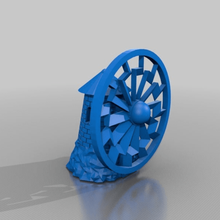 10 gulden windmill sunwheel gadget 3d print model - Mito3D