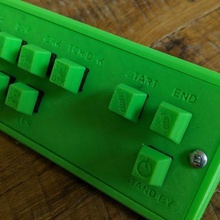 10 chiave ruscello mazzo obs gadget macro arduino pro mico 3d print model - Mito3D