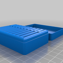 10 memory card box lid customized organization 3d print model - Mito3D