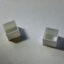 10mm extruder calibration cube tool 3d printing tests 3d print model - Mito3D