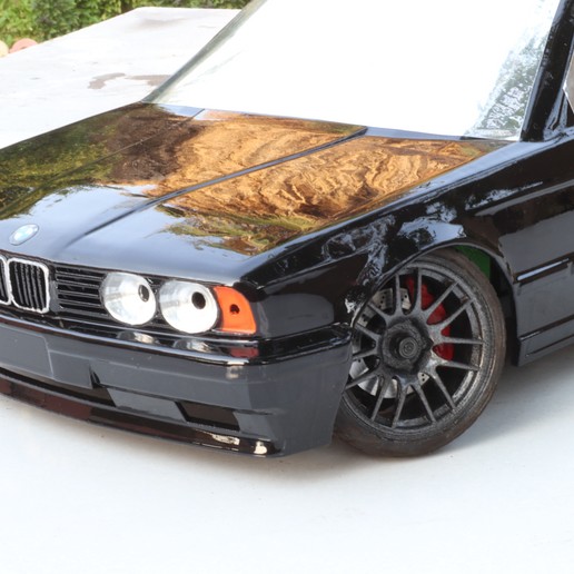10th scala BMW 1990 535i e34 257mm wb rc macchina box auto accessorio attrezzo 1991 e345i mst telaio dipendenza 3D print model - Mito3D