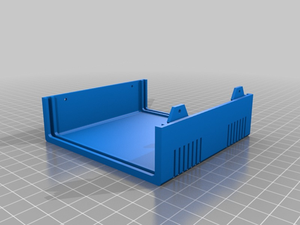 10x10x6 box bottom 3d print model - Mito3D