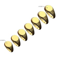 10x 12mm oval sinete anel 3d impressão modelo joalheria imprimível ouro prata jóias esterlina Signetring menring moda acessórios luxo moderno declaração volta coleção gravação 3d print model - Mito3D