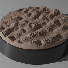 10x 25mm + 32mm base sabbioso terra gioco warhammer stilizzato tavolo classico terreno diorama sabbia spiaggia pavimento 40k basi uccidere squadra 3d print model - Mito3D