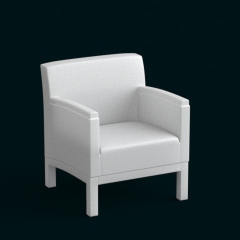 110 modèle à l'échelle fauteuil 03 la maison caille mannequin de chaise le ameublement miniature poupe sidnaque 3D print model - Mito3D