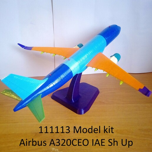 111113 airbus a320ceo iae sh airplane aircraft a321 a320 a319 a318 jet boeing 3D print model - Mito3D