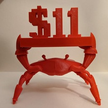11 de la plataforma vieja escuela runescape rave cangrejo juego osrs 3d print model - Mito3D