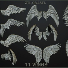 11 wings 3d print model - Mito3D
