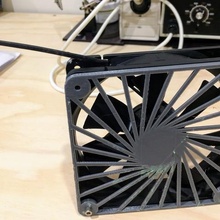 120mm fan kapağı tevo kara dul aracı 3d yazıcı aksesuarları 3d print model - Mito3D