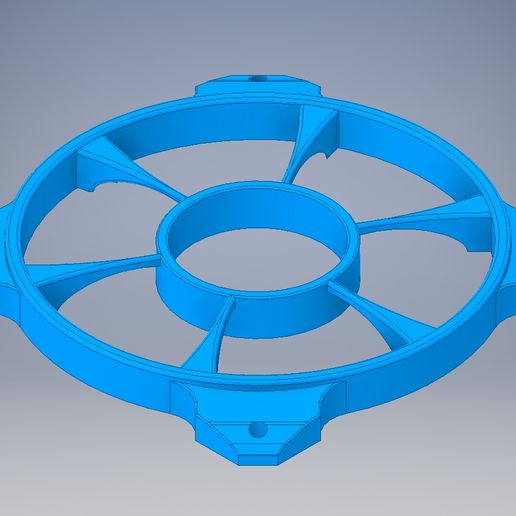 120mm Ventilator Grill 3D print model - Mito3D