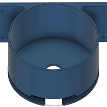 125mm macinazione disco dispenser attrezzo scatola immagazzinaggio cassetta degli attrezzi 3d print model - Mito3D