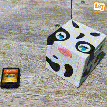 12 1 storage cow nintendo switch games paint glue gadget cartridge box cube video microsd 3d print model - Mito3D