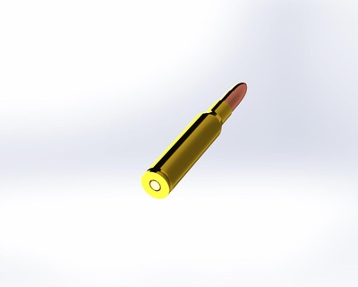 12 7x99mm nato 50cal madde işareti tüfek tabanca 3d print model - Mito3D