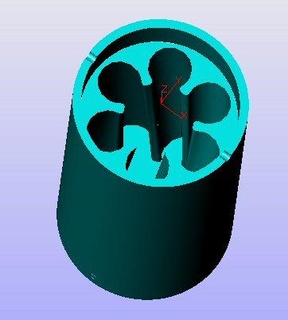 12 cm hexa cercle bougie moule DIY 3d print model - Mito3D