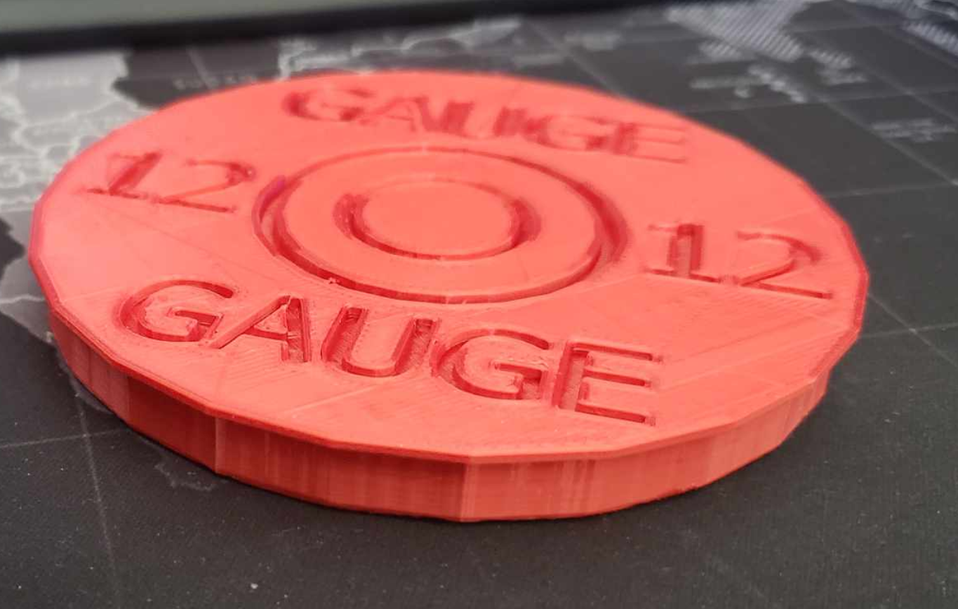 12 gauge coaster home shotgunshell novelty funny drinks 3D print model - Mito3D