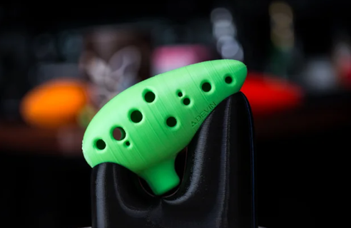 12 buco ocarina musicale arte giocattolo strumento giocare divertimento musica 3d print model - Mito3D