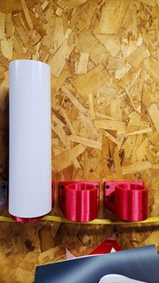 12 x 5 yards vinyl roll holder Tools cricut wall mount htv 3d print model - Mito3D