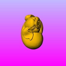 12 zodiac oliva fig intaglio del maiale art la scultura 3d print model - Mito3D