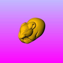 12 zodiac oliva fig intaglio del ratto art la scultura 3d print model - Mito3D