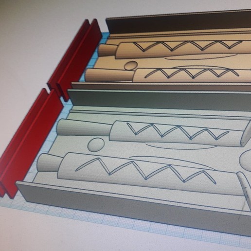 130 100mm shad contador de molde varios la pesca suave señuelo el moho puerta capa caña minnow calamar pulpo 3D print model - Mito3D