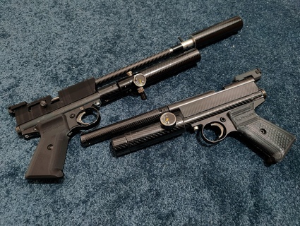 1377 pega estilo firmeza Pistola ar pistola crosman 3d print model - Mito3D