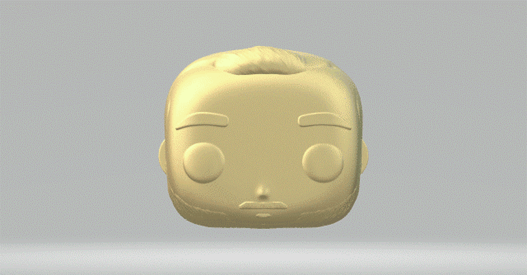 138 funko pop tête homme 3d print model - Mito3D