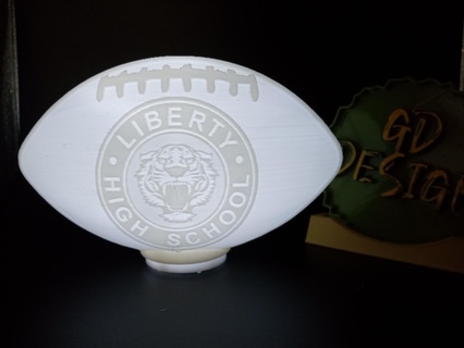 13 reasons liberty high football light 13 reasons liberty high football light netflix tealight reading light party nightlight office kids room art decor man cave shed sports game  3d print model - Mito3D