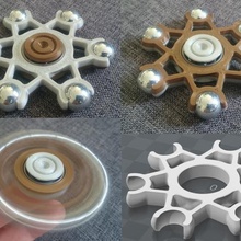 13mm-ball-hand-spinner Spiel fidget spinner Stahl Bälle 3d print model - Mito3D