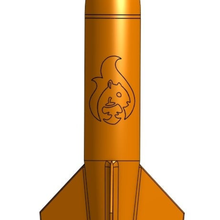 13mm nlt brauchen Liebe zu rocket aktualisiert verschiedene sport im freien Raketentechnik Rakete Modell-Rakete Modell Fliegen estes 3d print model - Mito3D