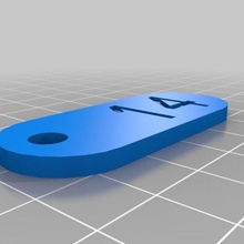 14 jewelry customized keychains 3d print model - Mito3D