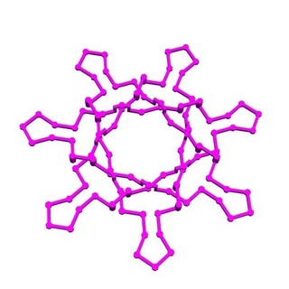 14 crossing knot 1 math art geometric art geometry topology geometric topology math  3d print model - Mito3D