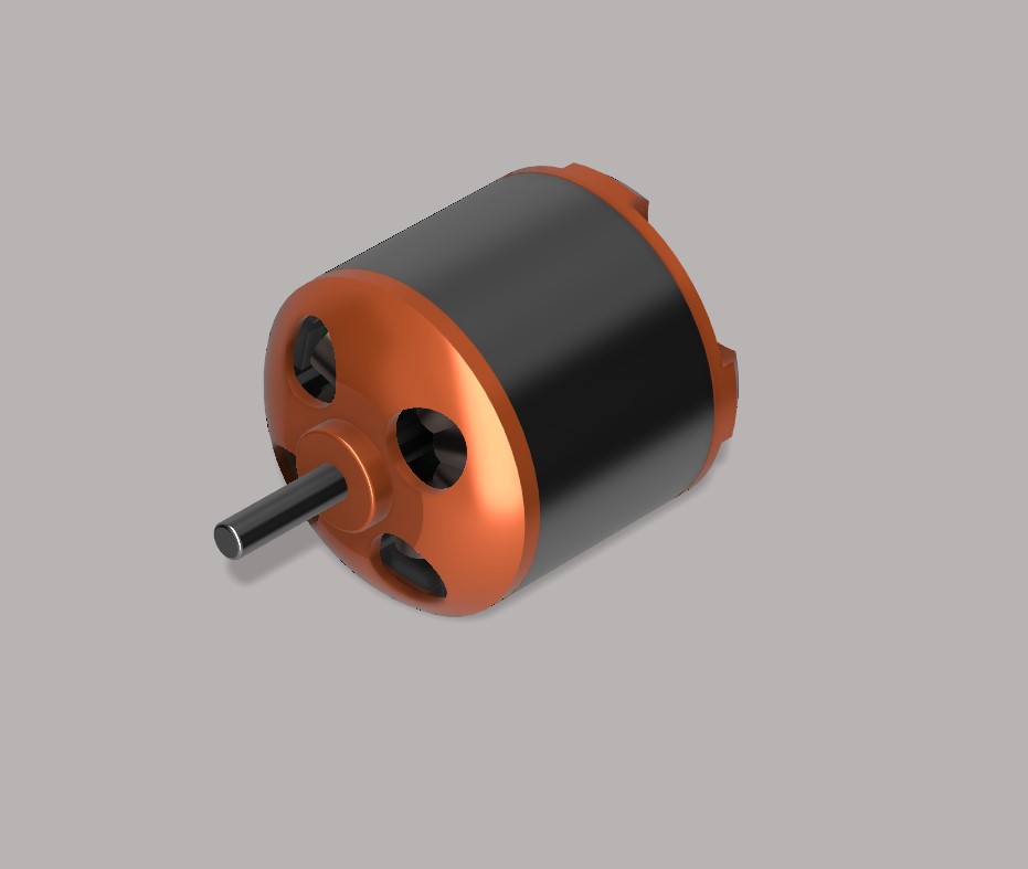 1510 escova motor sólido 3d modelo gadget cafajeste 3D print model - Mito3D