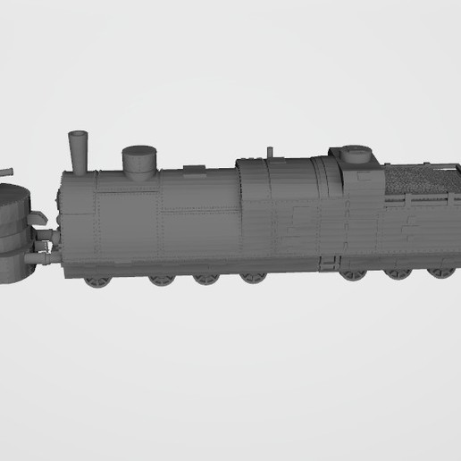 15mm 28mm polish armored train engine gun carriage game fow flames war armoured 3D print model - Mito3D