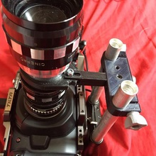 15 mm barras de apoyo lente anamórfica gadget 15mm 16c cinepro sankor 3d print model - Mito3D