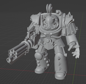 15mm cataphract arms sci-fi heresy 40k 30k 3d print model - Mito3D