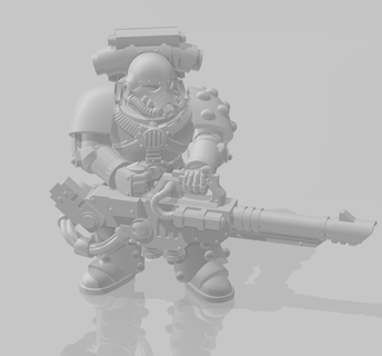 15mm civil war studded armor heavy weapons Game sci-fi heresy 40k 30k 3d print model - Mito3D