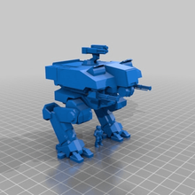 15mm ish remix lennart v's l5 riesig heavy mech 3dwarehouse game toy accessories wargaming mecha scale 3d print model - Mito3D