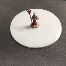 160mm dia round base game 28mm age sigmar bases miniature toy accessories 3d print model - Mito3D