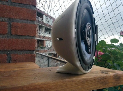 165mm car speaker pod mount boats rv's etc sport outdoors 3d print model - Mito3D