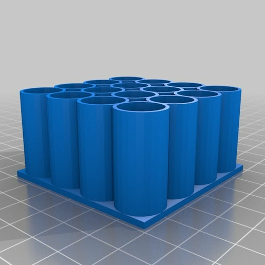 16 hole tool holder customized tool_holders_boxes 3D print model - Mito3D