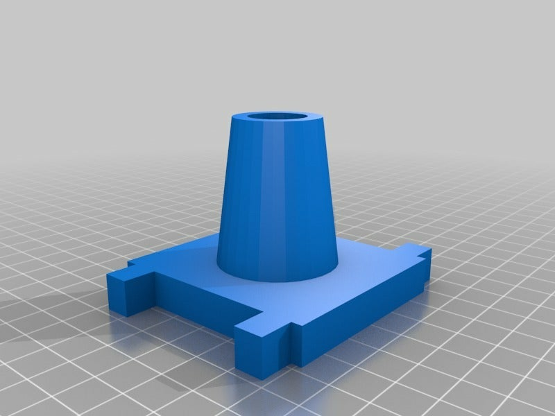 16mm inmoov Stand Halter Unterstützung angepasst Robotik 3D print model - Mito3D