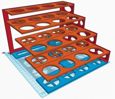 16x45mm boya ayakta durmak 3d baskı 3d print model - Mito3D