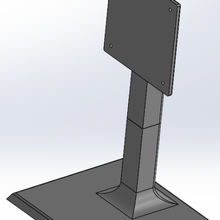 17-21 monitor stand booth 3d print model - Mito3D