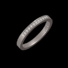 17 wedding rings 11 13mm - gems stone ring set grain jewelry alliances lot stones jewel jewellery gold casting wax marriage union circle silver art 3d print model - Mito3D
